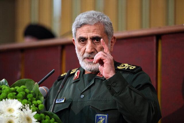 اتمام حجت سردار قاآنی با اسرائیلی‌ها: با لگد از لبنان بیرون رانده می‌شوید
