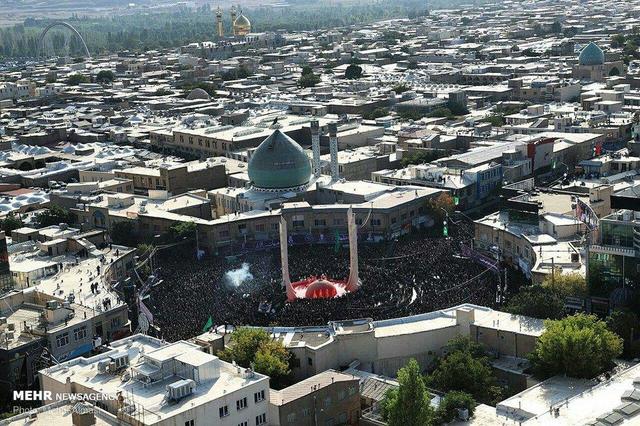 حرکت دسته عزاداری یوم العباس در زنجان آغاز شد