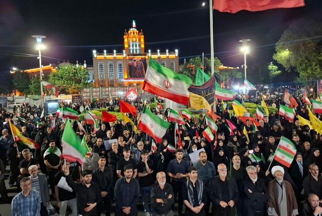 صد و پانزدهمین اجتماع شبانه تبریزی‌ها همزمان با شب تاسوعای حسینی