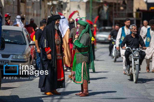 کاروان ورود به کربلا در خمینی‌شهر