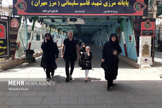 تردد ۱۳۱ هزار زائر از مرز مهران در محرم