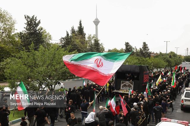 دسته عزاداری دانشگاه امام صادق (ع) در روز تاسوعا