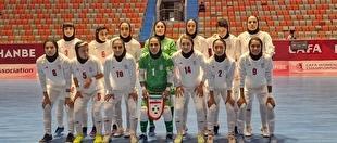 پیروزی پرگل تیم ملی فوتسال بانوان ایران برابر قرقیزستان در آغاز کافا