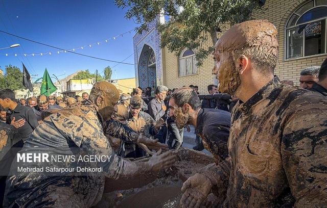 آئین ملی «گِل زنی و آقاسالم» در شهرستان بِن