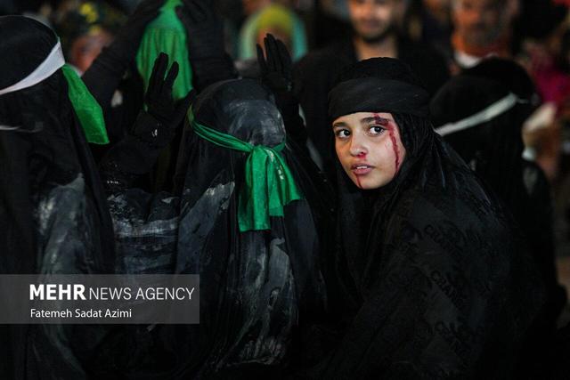 کاروان نمادین اسرای کربلا در قم