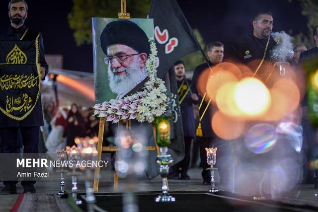 شعار «ایران عاشورایی» در چهاردانگه طنین‌انداز شد