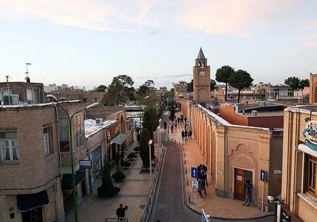 عکس/ منظر برفی جلفای اصفهان در دوران ناصرالدین‌شاه