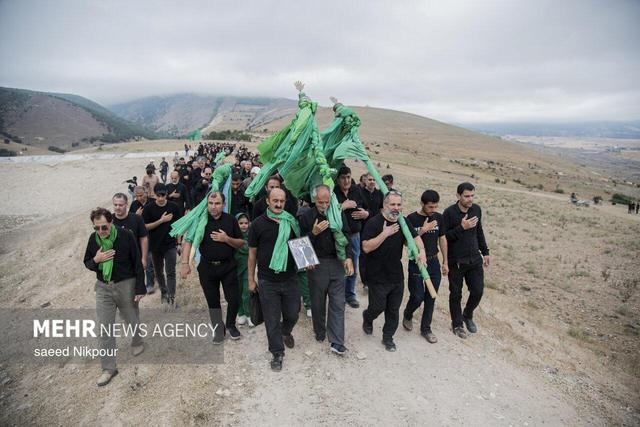 مراسم عزاداری روز عاشورا روستای گنجه رودبار