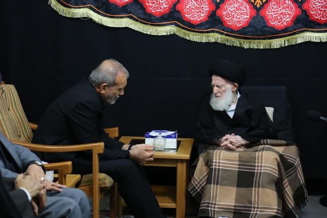 رئیس‌جمهور با آیت‌الله‌ شبیری زنجانی در قم دیدار کرد