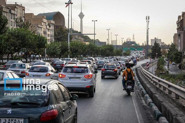 ترافیک سنگین، عصر و شامگاه امروز در تهران