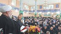 تاکید امام جمعه نقده برتبیین اهداف و ادامه راه رهبر شهیدانقلاب