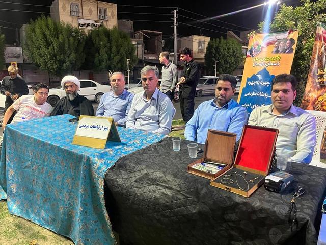 میز ارتباطات مردمی میراث‌فرهنگی میناب برپا شد