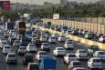 ترافیک نیمه‌سنگین در محورهای ورودی تهران و البرز