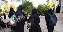 اعزام کاروان دانشجویان دختر مازندرانی به مراسم وداع با امام شهید