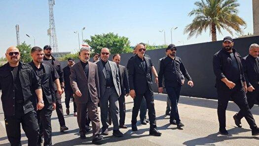 فرودگاه نجف مهیای استقبالی باشکوه از پیکر مطهر شهید امت