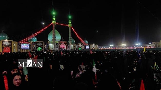 وداع در حریم کریمه؛ اقامه نماز بر پیکر رهبر شهید انقلاب در مسجد جمکران تا ساعاتی دیگر