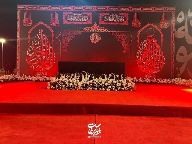 استقبال پرشور مردم عراق از پیکر مطهر رهبر شهید در نجف اشرف+فیلم