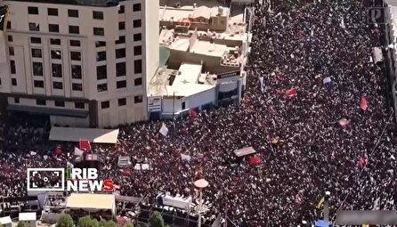 تشییع قائد شهید امت اسلامی در نجف