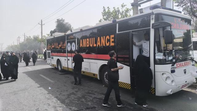 ۴۱۰۰ خدمت درمانی در مراسم تشییع رهبر شهید ارائه شد