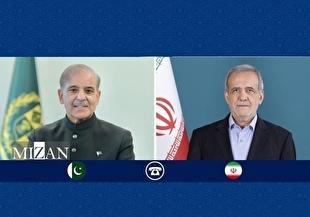 گفت‌وگوی تلفنی پزشکیان و نخست‌وزیر پاکستان