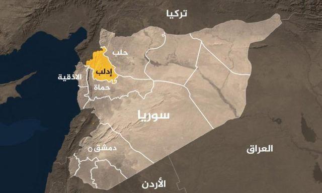 وقوع انفجار مهیب در استان ادلب سوریه همزمان با پرواز پهپادها