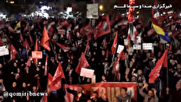 تاکید میدان داران خیابان در قم برحمایت همه جانبه از ولی امر مسلمین
