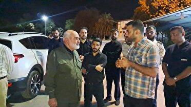 بازدید استاندار خوزستان از بیمارستان‌های شهید دکتر مجید بقایی یک و ۲ اهواز پس از حمله موشکی