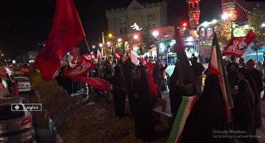 طنین سوگواری در دماوند؛ تجمعات مردمی در شب ۱۳۹ شهادت رهبر انقلاب
