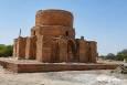 مرمت بنای تاریخی گنبد سرخ در هرمزگان