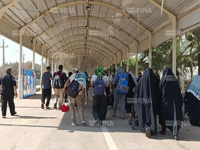 تردد زائران اربعین از مرز خسروی به بیش از ۲۰۹ هزار نفر رسید