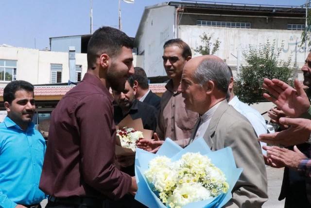آیین استقبال از قهرمان جوجیتسو آسیا در شهرکرد برگزار شد