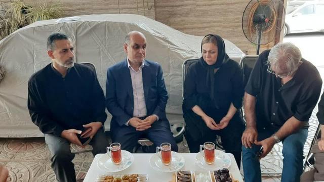 دیدار استاندار گیلان با خانواده دریانورد شهید نیما مرادی