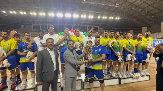فولاد غدیر نی‌ریز قهرمان لیگ برتر والیبال مردان فارس شد + فیلم