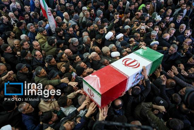 پیکر ۲ شهید نیروی انتظامی در شادگان تشییع شد