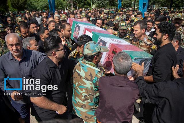شهید «یونس حاجی‌عزیزی» در تویسرکان تشییع شد 