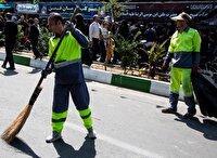 خدمترسانی ۴ هزارو ۲۰۰ خادم شهری به جاماندگان اربعین در پایتخت