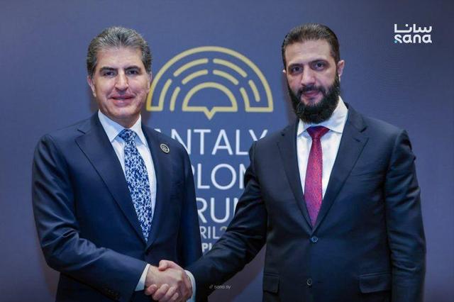 سفر نچیروان بارزانی به دمشق