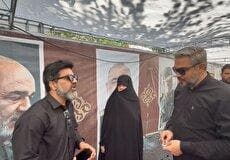 روایتی از موکب سردار سلامی در پیاده روی جاماندگان اربعین (فیلم)