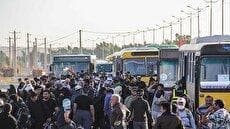 موج بازگشت زائران اربعین شدت گرفت (فیلم)