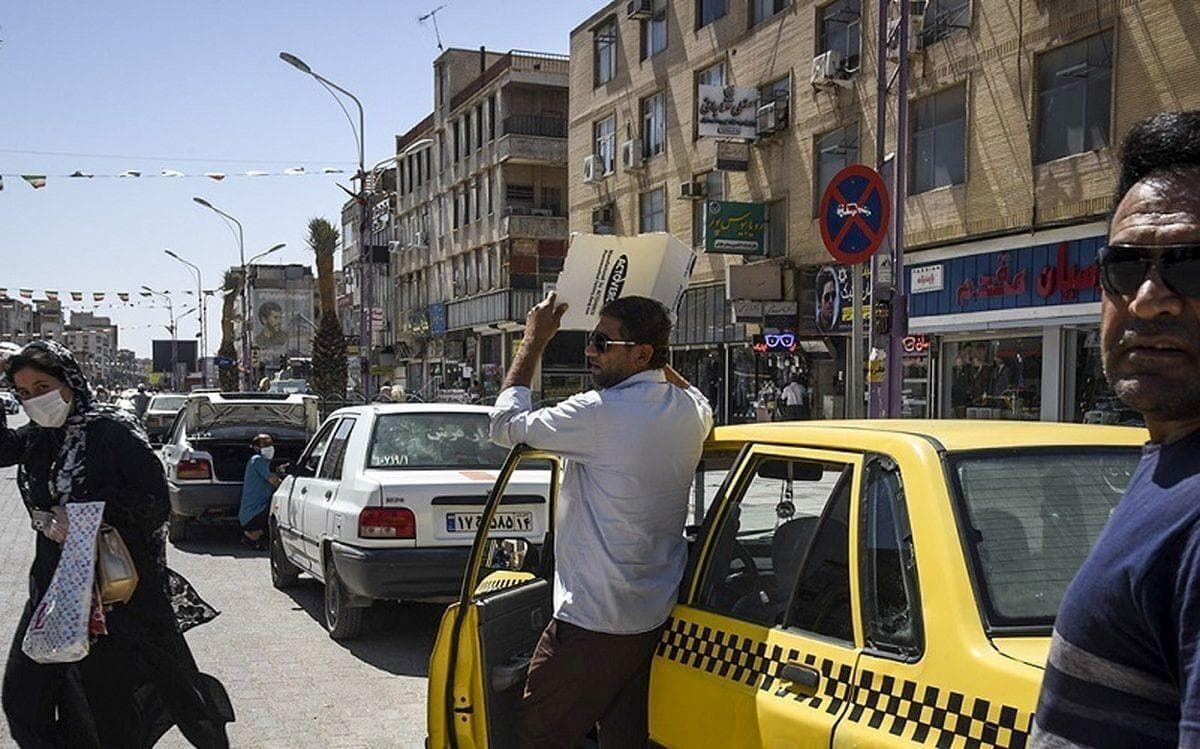 گرمای کف خیابان‌های تهران ؛ ۵۵ درجه !