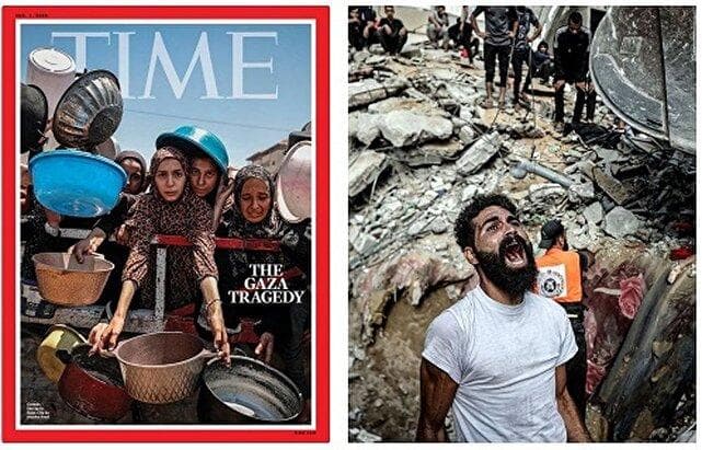 قحطی در غزه به روایت مجلهٔ تایم