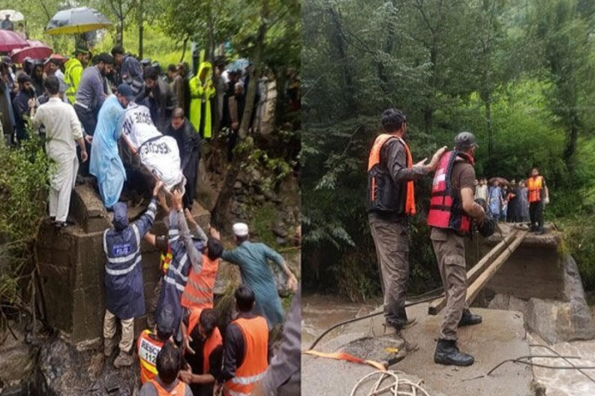 جان باختن ۱۶۰ نفر بر اثر سیل و بارندگی در پاکستان