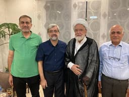 دیدار مشاوران میرحسین موسوی با مهدی کروبی (+عکس)