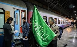 جابجایی ۴۲۵ هزار زائر اربعین با قطار