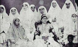 سنگ قبر دختر ناصرالدین شاه قاجار ملقب به «عزالسلطنه» در بهشت زهرا (عکس)