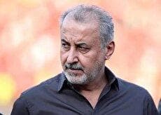 شعار حیا کن رها کن علیه درویش بعد از پایان نیمه اول و شکست پرسپولیس (فیلم)