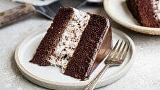 طرز تهیه کیک بستنی شکلاتی خانگی با طعم کافی‌شاپی (فیلم)
