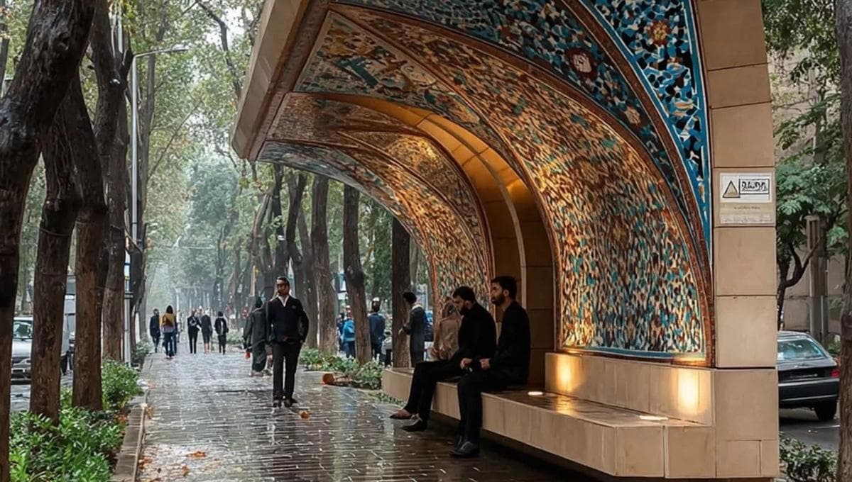 ایستگاه‌های اتوبوس اصفهان با معماری ایرانی (عکس)