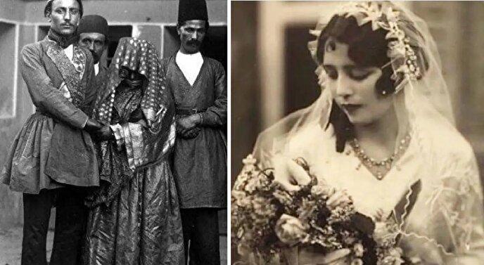 بزک کردن عروسهای عصر قاجار و آداب جذاب (+عکس)