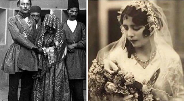 بزک کردن عروسهای عصر قاجار و آداب جذاب (+عکس)